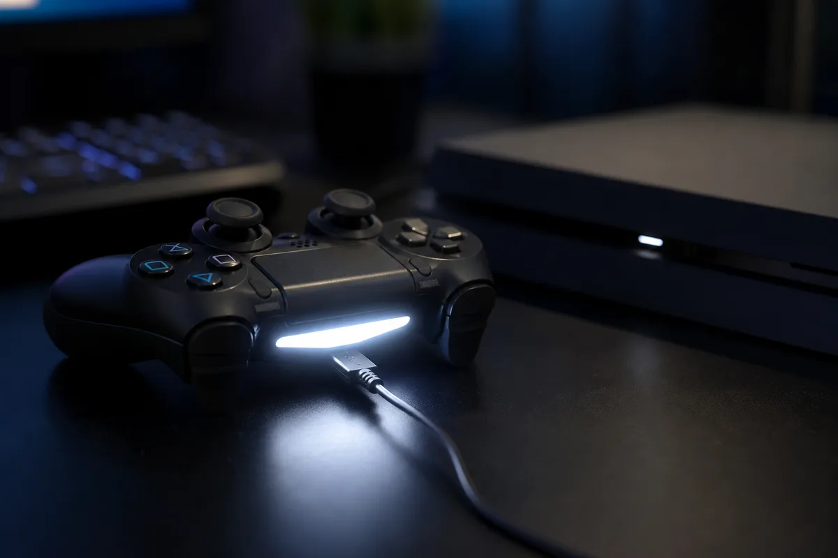 Ma manette PS4 clignote blanc : pourquoi et que faire ?